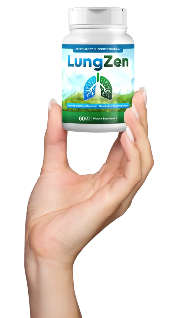 LungZen Respiratory Health and Lung Support Supplement Bottle